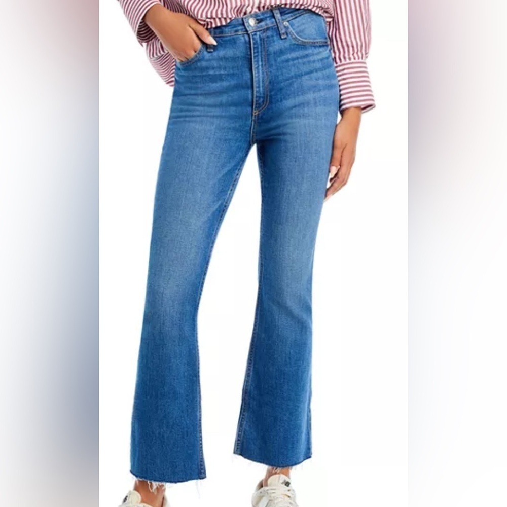 Rag & Bone Casey high rise ankle flare jeans, size 27